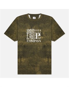 Мужская футболка All Over Printed Jersey Graphic Logo C.p. company