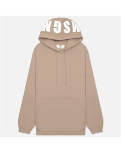 Женская толстовка Macrologo Print Hoodie Seasonal Msgm