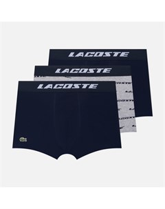 Комплект мужских трусов 3 Pack Casual Contrast Waist Trunk Lacoste