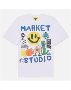Мужская футболка Smiley Collage Market
