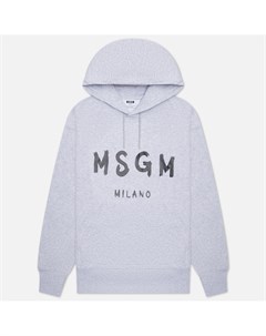Мужская толстовка Milano Logo Unbrushed Hoodie Msgm
