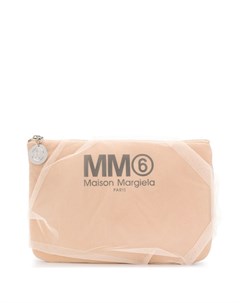 Mm6 maison margiela клатч с тюлем нейтральные цвета Mm6 maison margiela