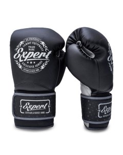 Гелевые боксерские перчатки Fight Expert Vintage Fusion Black 12 OZ Flamma