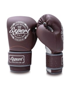 Гелевые боксерские перчатки Fight Expert Vintage Fusion Brown 14 OZ Flamma