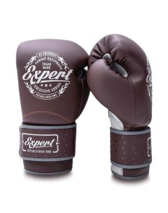 Гелевые боксерские перчатки Fight Expert Vintage Fusion Brown 12 OZ Flamma