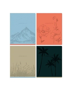 Тетрадь Monocolor. Serenity, 48л., А5, клетка, в ассортименте Bg