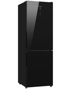 Двухкамерный холодильник WRK 1850 D Full NoFrost Black Glass Weissgauff