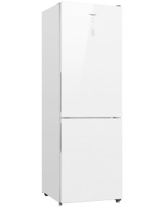 Двухкамерный холодильник WRK 1850 D Full NoFrost White Glass Weissgauff