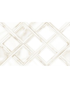 Настенная плитка Calacatta Gold Белый Ромбы 25x40 Global tile