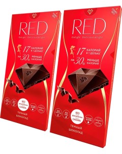 Шоколад Red Темный 85г упаковка 2 шт Chocolette confectionary