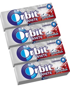Жевательная резинка Orbit White Классический 13 6г упаковка 4 шт Ригли