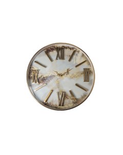 Часы настенные круглые золотые Garda decor