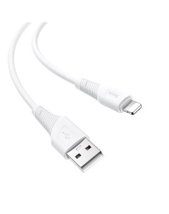 Кабель USB Lightning 8 pin 2 4A 1м белый X58 Airy Hoco