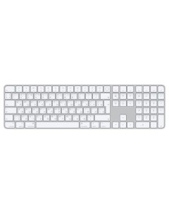 Клавиатура беспроводная Magic Keyboard with Touch ID мембранная Bluetooth белый MK2C3RS A Apple