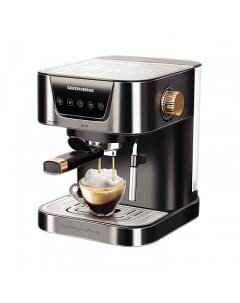 Кофеварка рожковая RCM CBM1514 1 05 кВт кофе молотый 1 5 л 1 5 л ручной капучинатор дисплей серебрис Redmond