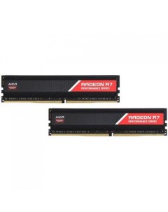 Комплект памяти DDR4 DIMM 16Gb 2x8Gb 2400MHz CL16 1 2 В R7 Performance Series Black Gaming Memory R7 Amd
