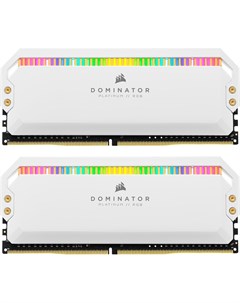 Комплект памяти DDR4 DIMM 16Gb 2x8Gb 3600MHz CL18 1 35 В Dominator Platinum RGB CMT16GX4M2C3600C18W Corsair