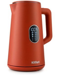 Чайник KT 6115 1 5л 1800Вт закрытая спираль пластик красный KT 6115 3 Kitfort