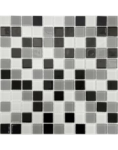 Мозаика Natural Color palette микс стеклянная 300х300х4 мм глянцевая Mir mosaic