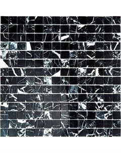 Мозаика Natural Adriatica черная из натурального камня 305х305х7 мм глянцевая Mir mosaic