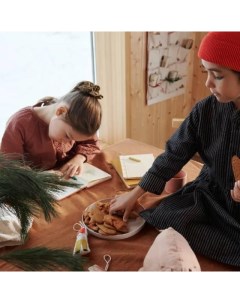 Набор елочных текстильных игрушек Bethany Holiday Elf 3 шт песочный микс Liewood