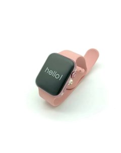 Смарт часы I12 Smart Watch розовый 44mm Nobrand