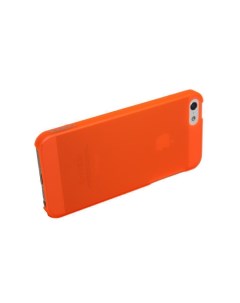 Чехол накладка 0 3mm для Apple iPhone SE 5S 5 пластиковый ярко оранжевый Xinbo