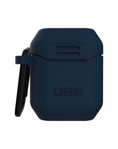 Чехол Urban Armor Gear Standard Issue Silicone_001 Case для AirPods 1 2 Темно синий Uag