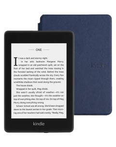 Электронная книга Kindle PaperWhite 2018 8Gb SO Twilight Blue с обложкой Blue Amazon
