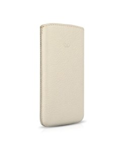 Чехол пенал Luxury Hard Box для Apple iPhone SE 5S 5 натуральная кожа белый Heddy