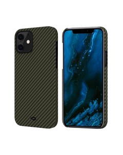 Чехол MagEZ Case для iPhone 12 mini 5 4 Black Green кевлар арамид Pitaka
