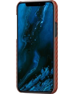 Чехол MagEZ KI1207PM для iPhone 12 Pro Max Red Orange Pitaka