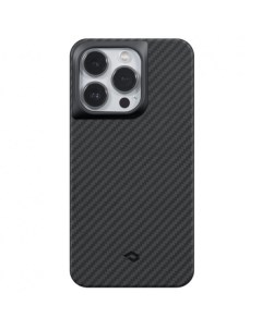 Чехол MagEZ Case Pro 3 для iPhone 14 Pro Max черно серый кевлар KI1401PMP Pitaka
