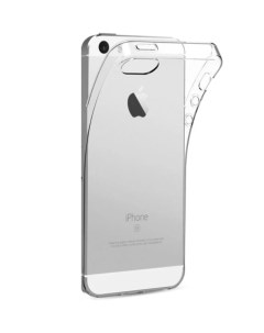 Чехол накладка Protective Case для Apple iPhone SE 5S 5 силикон прозрачный Vouni