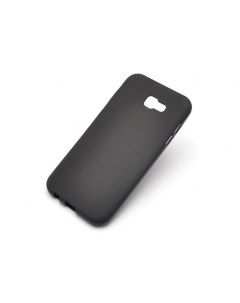 Чехол накладка для Samsung Galaxy A7 2017 SM A720 силиконовый матовый черный Fono