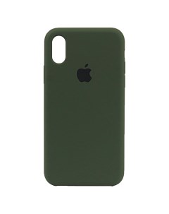 Чехол для Apple iPhone Xs Max Silicone Case Темно зеленый Storex24