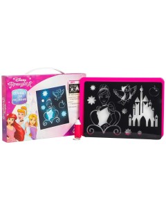 Набор для рисования в темноте планшет А5 Принцессы Ариель Золушка Рапунцель Disney
