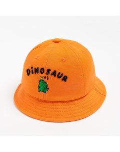 Панама для мальчика Dinosaur цв оранжевый р р 48 Minaku