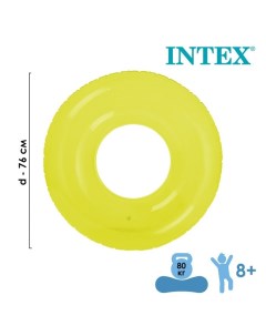 Круг для плавания Льдинка d 76 см от 8 лет цвета МИКС 59260NP Intex