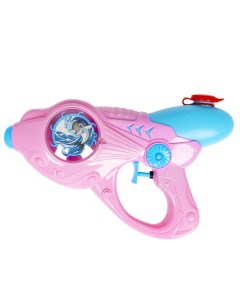 Водный пистолет игрушечный Наше Лето cо светящ вертушкой розовый Bondibon