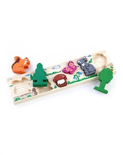 Деревянная игрушка для малышей Лес Томик