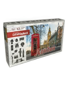 Пазл деревянный Citypuzzles Лондон 101 деталь Нескучные игры