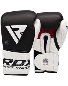 Боксерские перчатки Leather S5 черные 12 унций Rdx