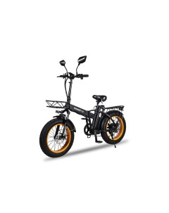 Электровелосипед F10 оранжевый 2023 гидравлика Minako