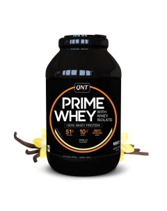 Изолят протеина PRIME WHEY 2000гр вкус ваниль Qnt