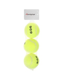 Мяч для большого тенниса 909 тренировочный набор 3 шт Onlytop