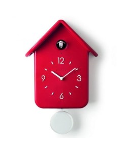Часы настенные QQ 39x24 8x12 см красный Guzzini