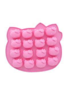 Силиконовая форма для приготовления десертов Hello Kitty Цвет Розовый Markethot