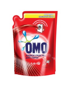 Red гель для стирки мягкая упаковка 1 6 л Omo