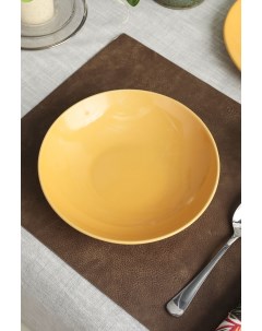 Тарелка суповая NVG01220884 22 см желтый Tognana